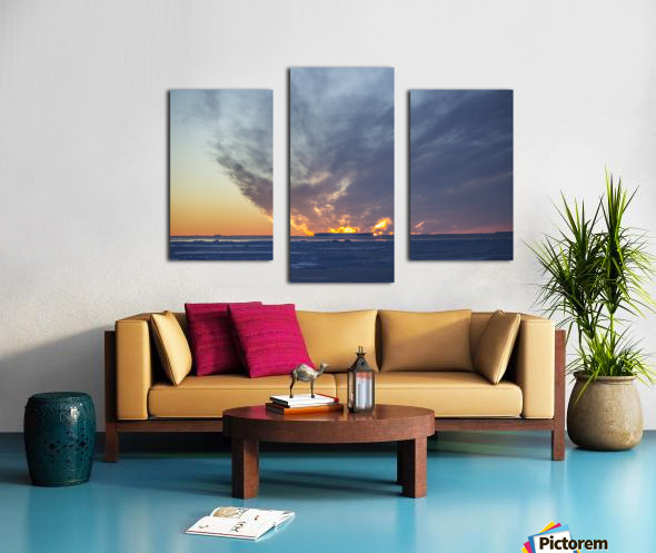 Iceberg on Fire Canvas print