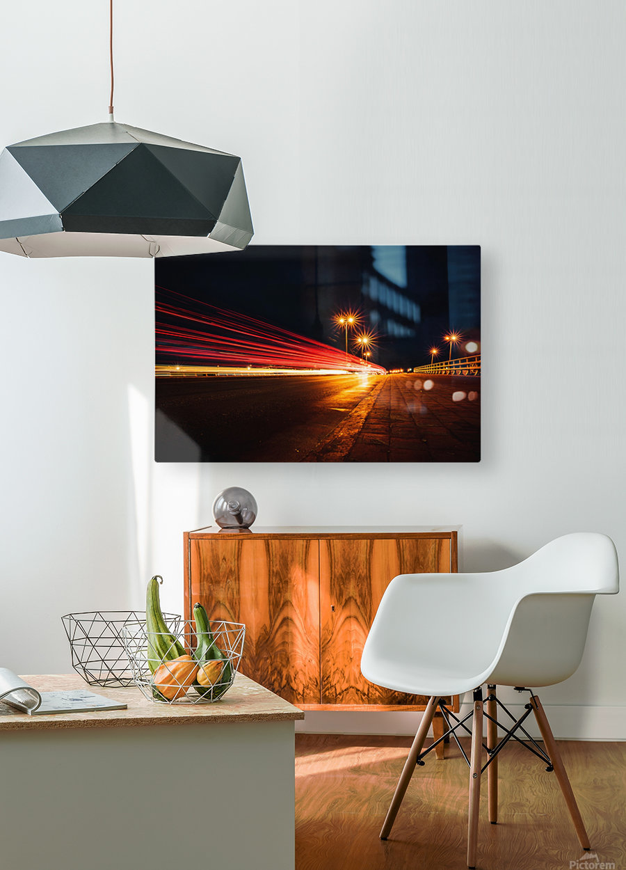 Light Speed 2  HD Metal print with Floating Frame on Back