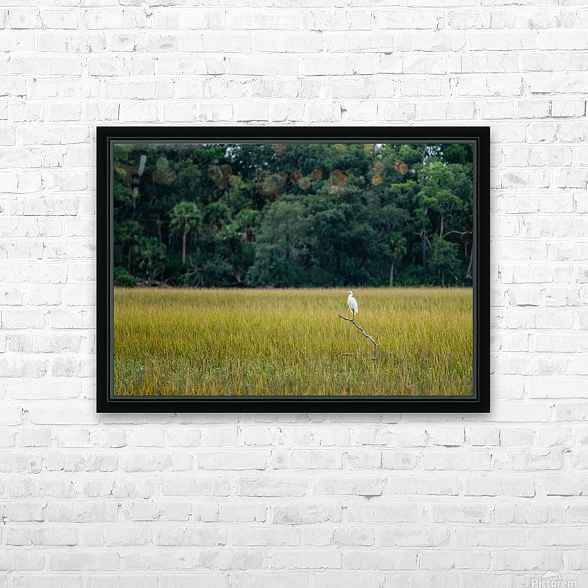 Standing Guard HD Sublimation Metal print with Decorating Float Frame (BOX)