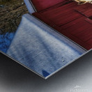 Horses in Winter Metal print