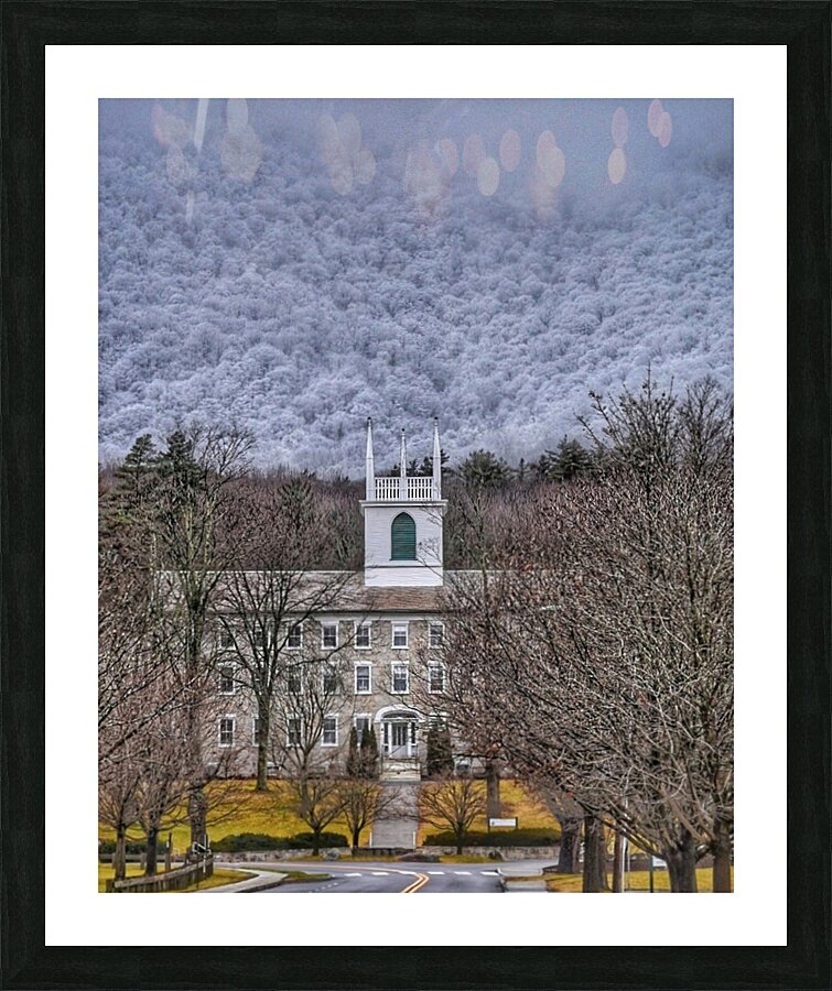 25 Mount Equinox Fog Rising Picture Frame print