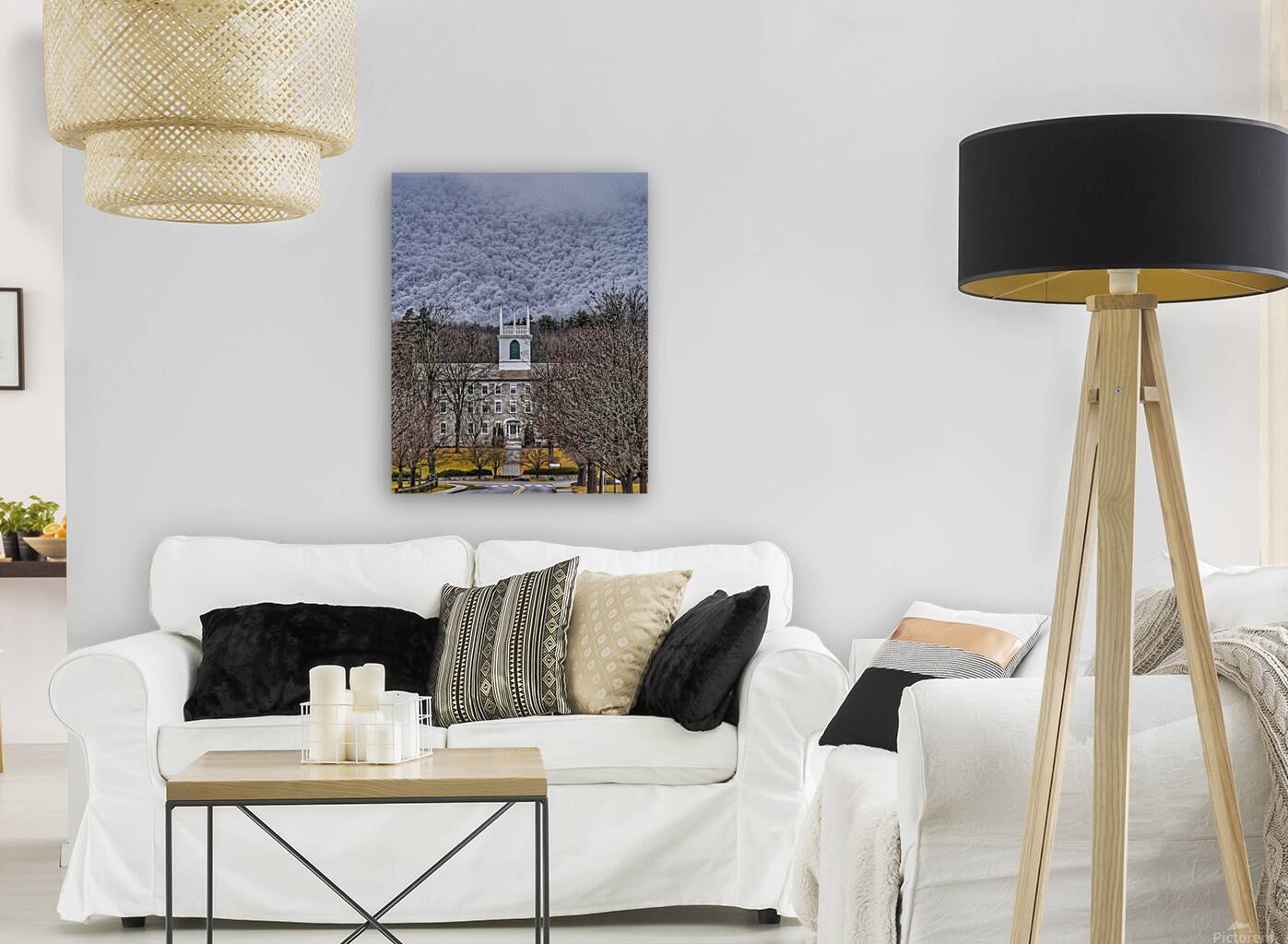 25 Mount Equinox Fog Rising Reproduction