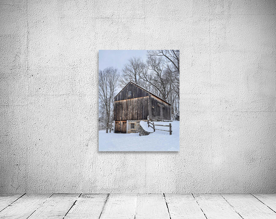 14 Welles Shipman Barn in Winter Wall Preview
