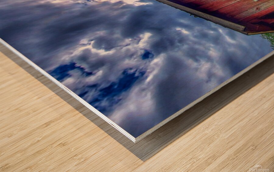 08 Summer Card Wood print