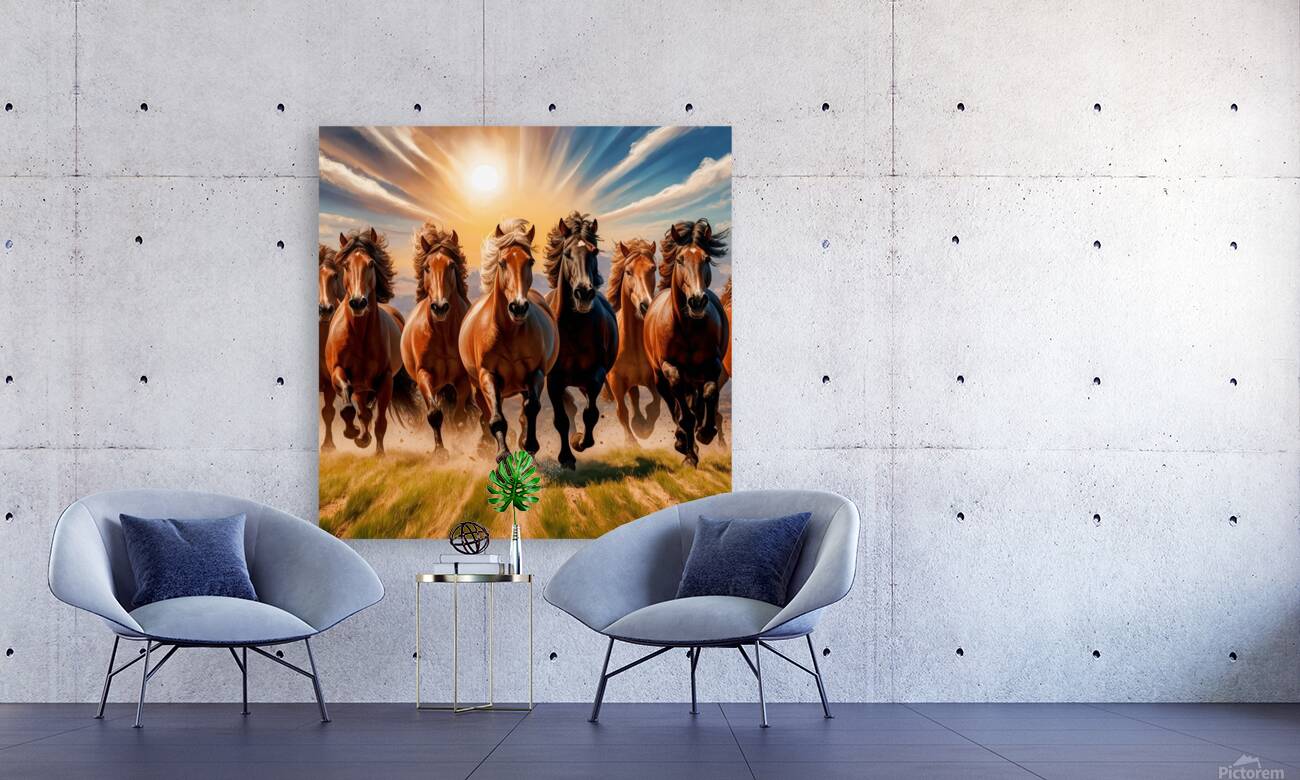 eight horses Reproduction