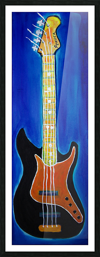 Big Bass Picture Frame print