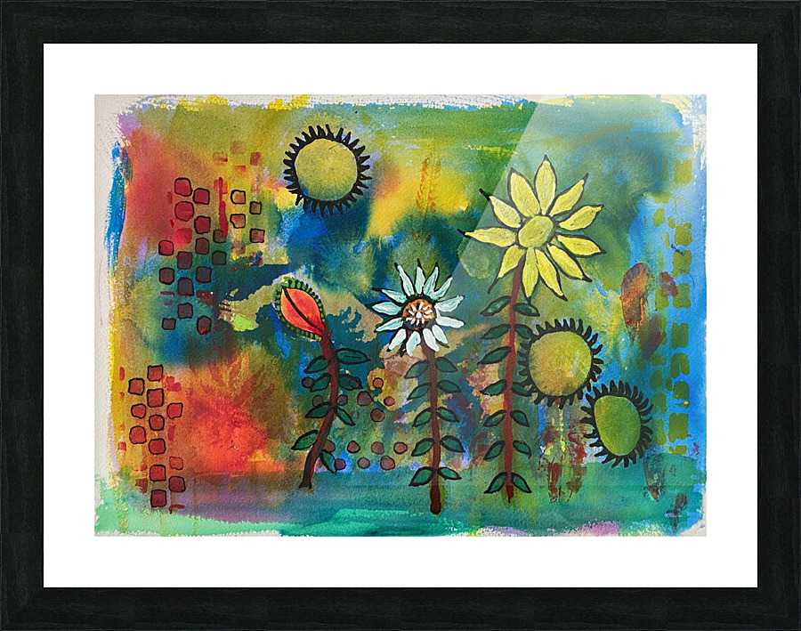 Three Suns Picture Frame print