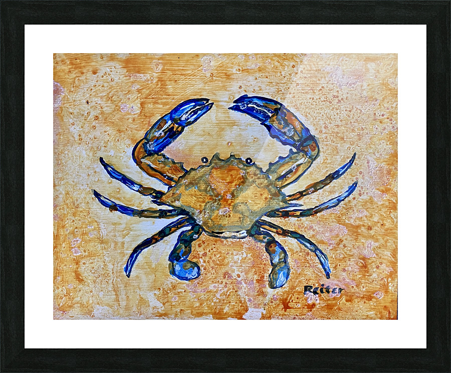 Crusty the Crab Picture Frame print