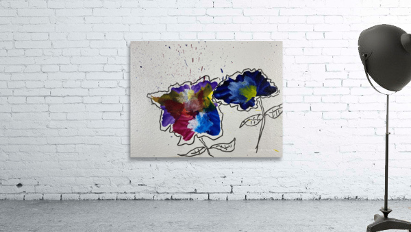 Abstract Flowers Wall Preview