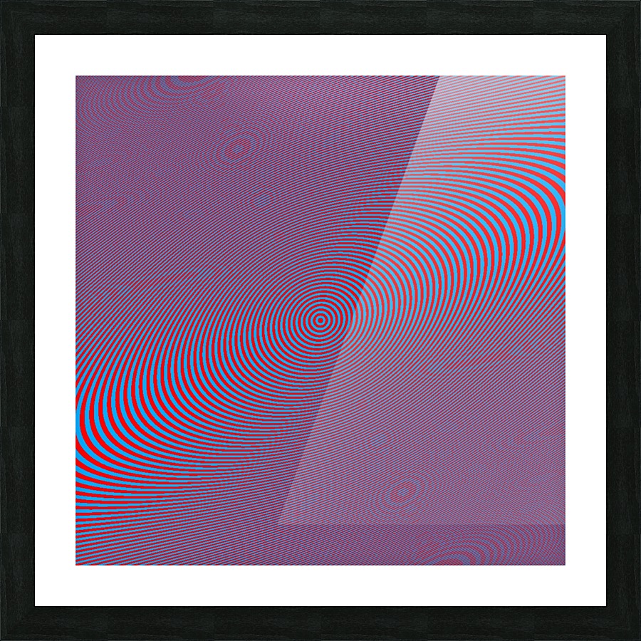 generated_Glitch6 Picture Frame print