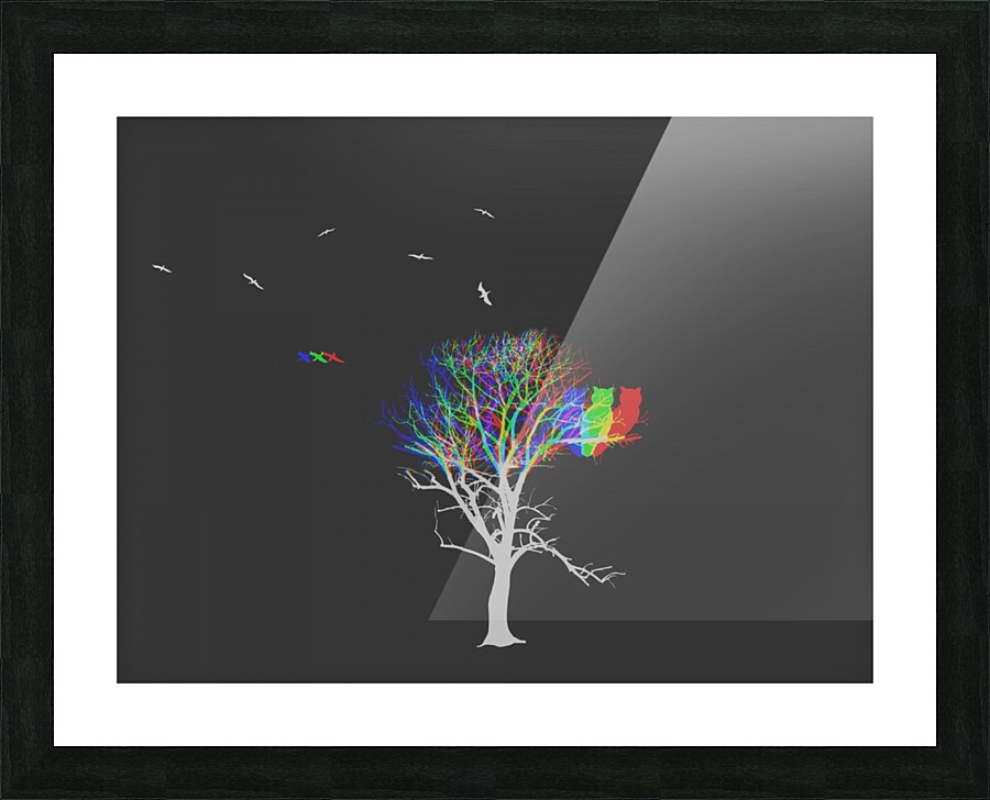 Hollow Picture Frame print