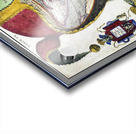 16th Century Fool’s Cap Map of the World – Renaissance Allegorical World Map Depicting the Globe as a Jester’s Head Symbolizing the Vanity of Human Knowledge and the Philosophical Spirit of the Age of Discovery Acrylic print