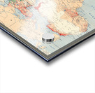 Statistical Map of Muslim Population in Asia and Africa – Geographic and Demographic Map Depicting Regional Distribution Cultural Centers and Population Density Reflecting Religious and Ethnographic Studies of the Islamic World Acrylic print