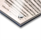 1814 Earliest Published Sheet Music for The Star-Spangled Banner by Francis Scott Key – Original Patriotic Publication Reflecting the War of 1812 Early American Music History and the Origins of the National Anthem Acrylic print