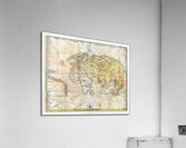 1513 Martin Waldseemuller World Map – Early Renaissance World Map Depicting Continents Oceans and Exploration Routes Based on Ptolemaic Geography Reflecting the European View of the Globe in the Early 16th Century Acrylic Print
