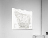 1915 Forestry Map of the Olympic National Forest – Early 20th-Century Map Depicting Trails Rivers Campsites and Logging Areas Reflecting U.S. Forest Service Management Conservation and the Natural Geography of Washington State Acrylic Print