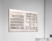1814 Earliest Published Sheet Music for The Star-Spangled Banner by Francis Scott Key – Original Patriotic Publication Reflecting the War of 1812 Early American Music History and the Origins of the National Anthem Acrylic Print
