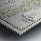 1909 Map of Humboldt County California – Early 20th-Century Regional Map Depicting Roads Settlements Rivers and Forest Areas Reflecting Logging Coastal Geography and Northern California’s Economic Development Metal print