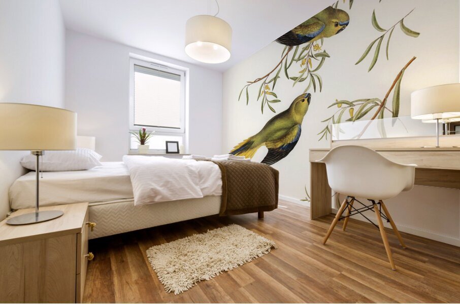Elegant Parrot Mural print