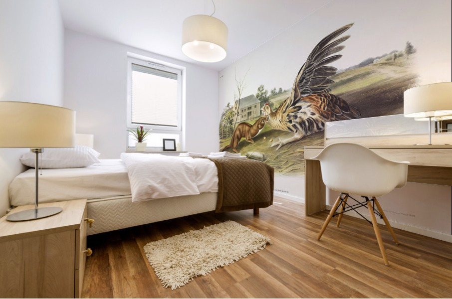 Tawny Weasel Mural print