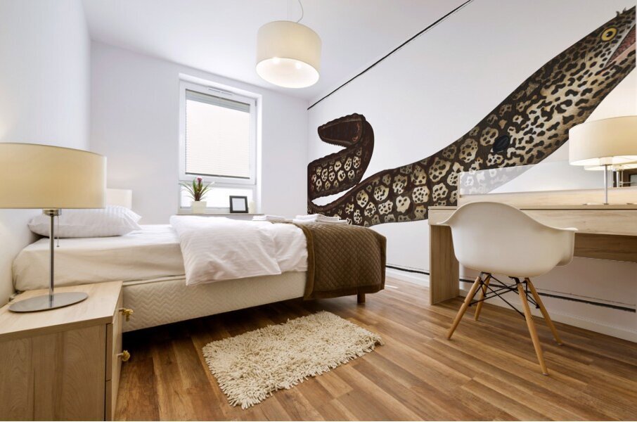 Mediterranean Moray Eel Mural print