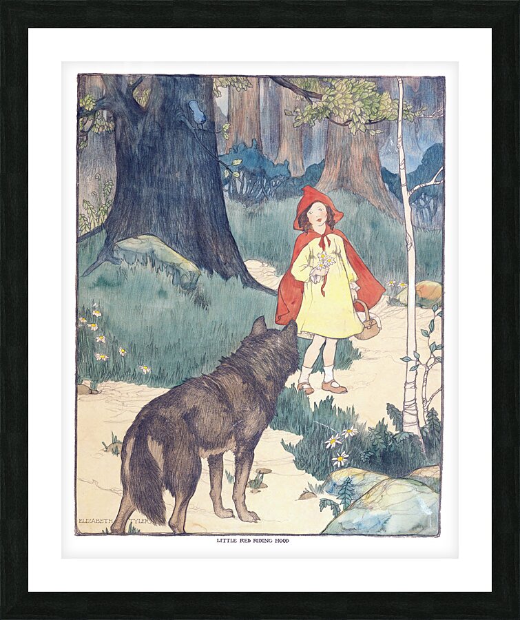 Little Red Riding Hood Picture Frame print