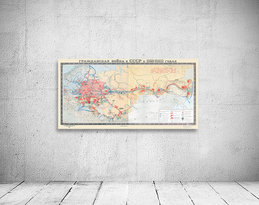 Pictorial Map of the Russian Bolshevik Revolution – Illustrated Civil ...