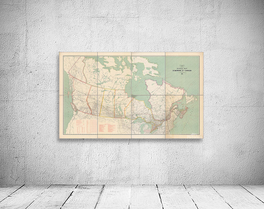 Transcontinental Cpr Map 1912 Railway Map of the Dominion of Canada – Transcontinental Network ...