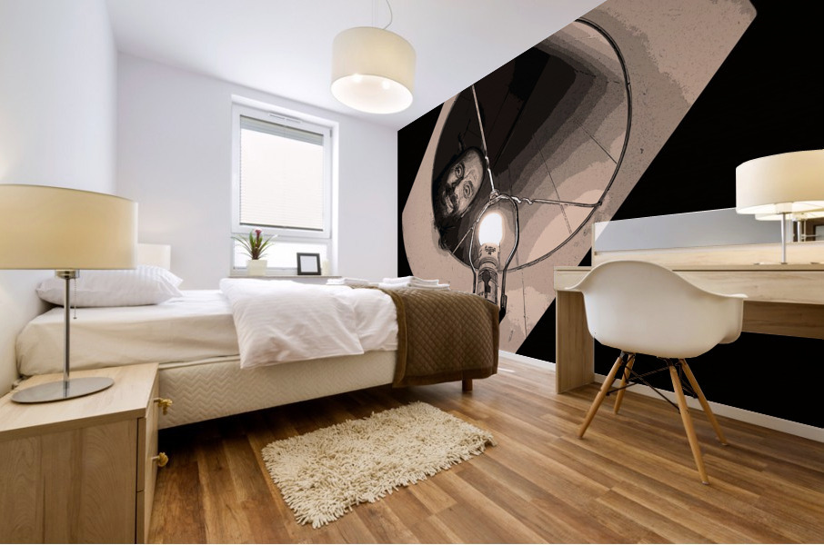Crazed - portrait Mural print