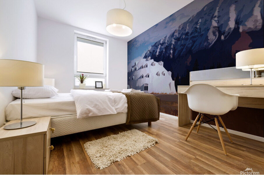 Alaskan Igloo Structure Mural print