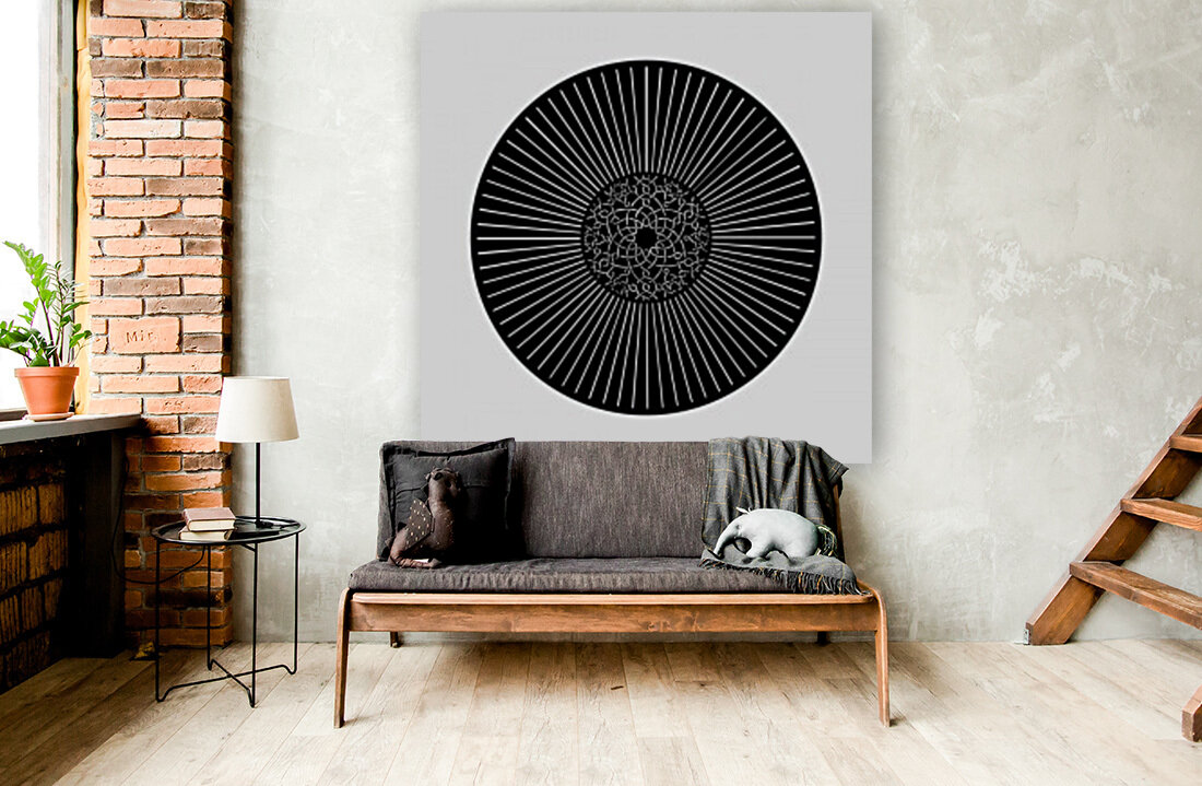 Abstract circular design Reproduction
