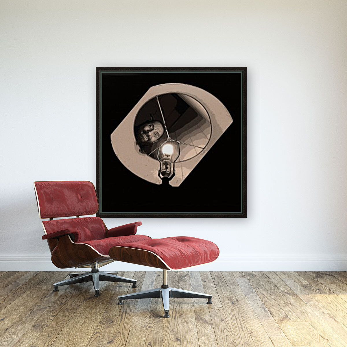 Crazed - portrait Reproduction