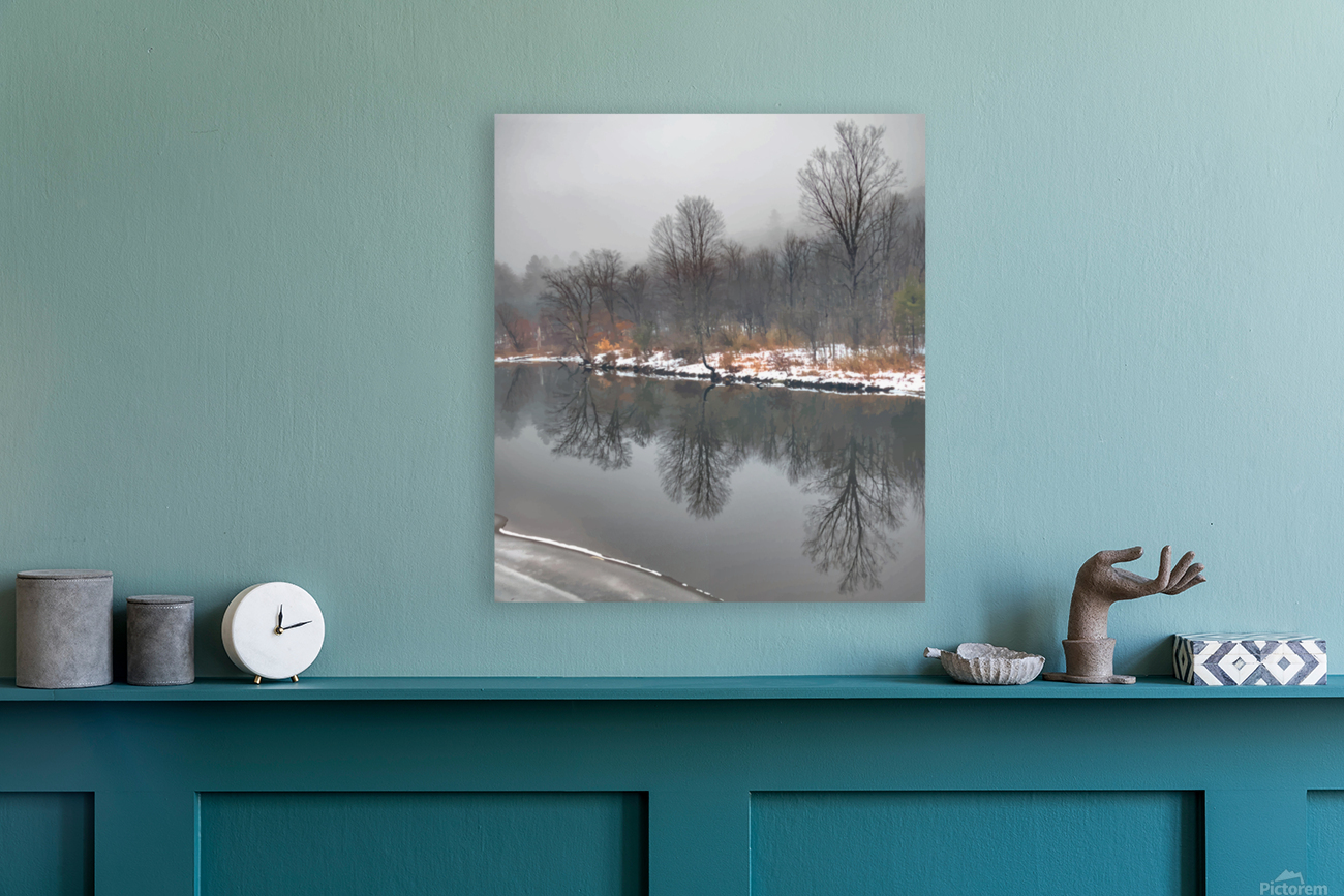 Foggy River Reproduction