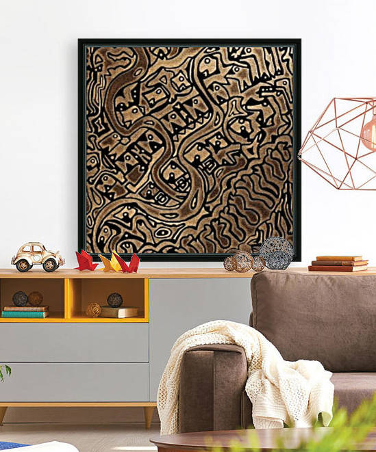 Stylized art piece Reproduction