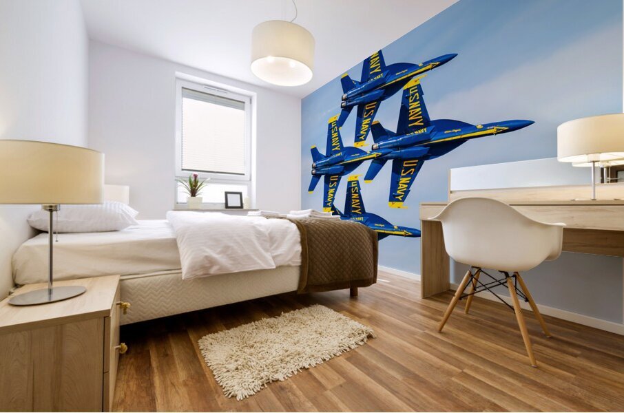 Blue Angel Diamond 1 Mural print