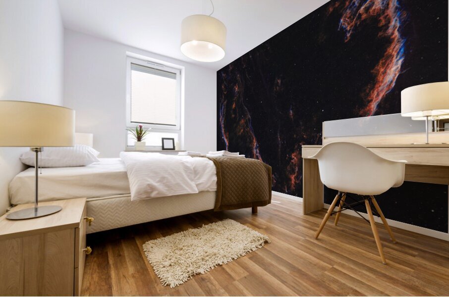 The Veil Nebula Mural print