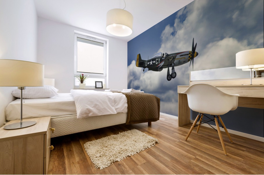 Returning From Duty Mural print