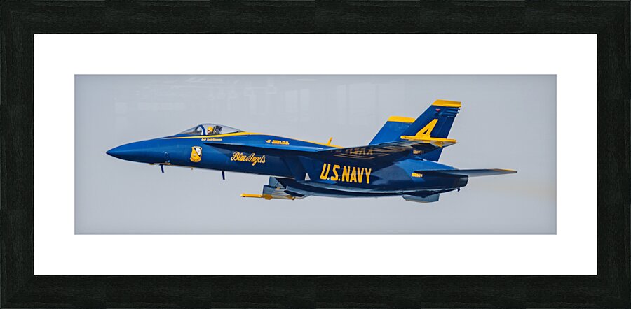 Blue Angel  4 Solo Pass Picture Frame print