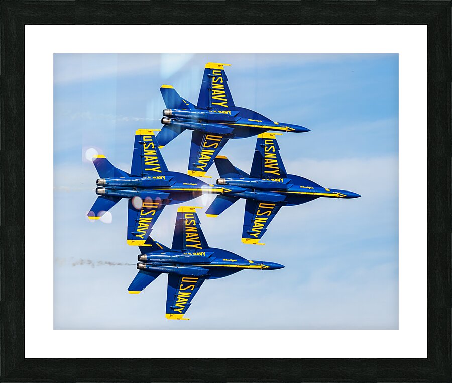 Blue Angel Diamond 1 Picture Frame print