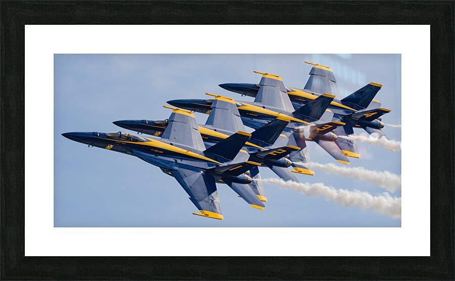 Blue Angels Diamond Stack Picture Frame print