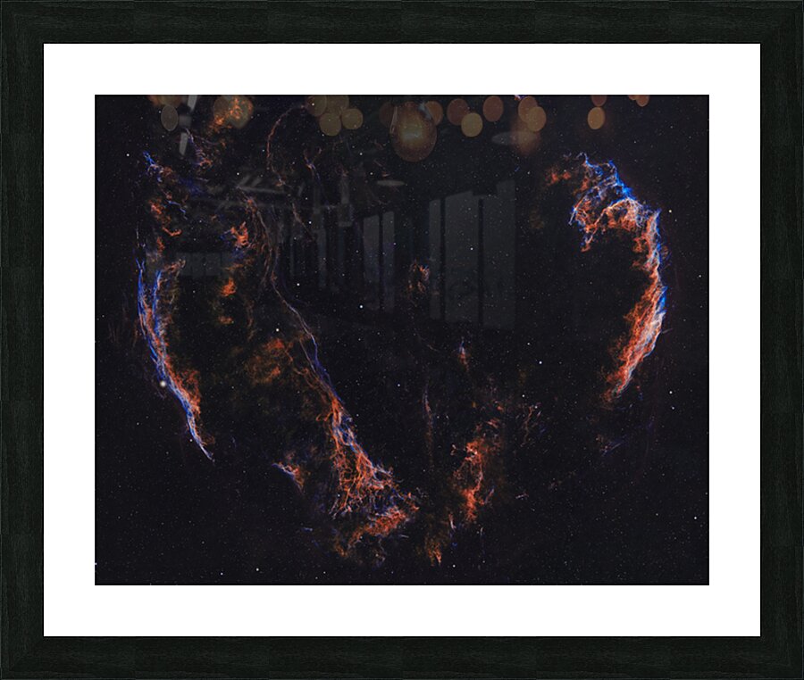 The Veil Nebula Picture Frame print