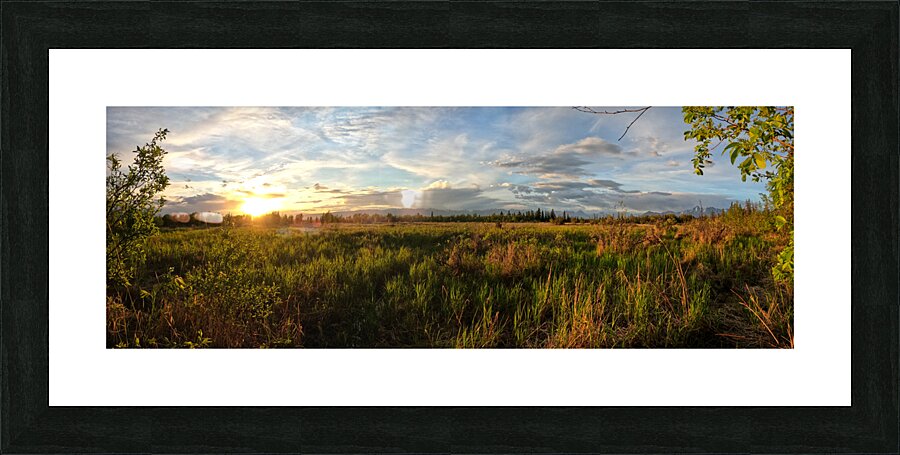 Hayflats Sunset Picture Frame print