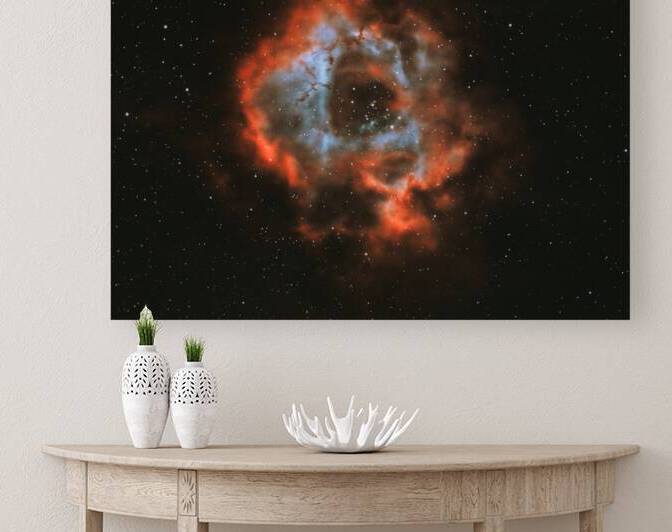 The Rosette Nebula in HOO by Frosted Birch Photography
