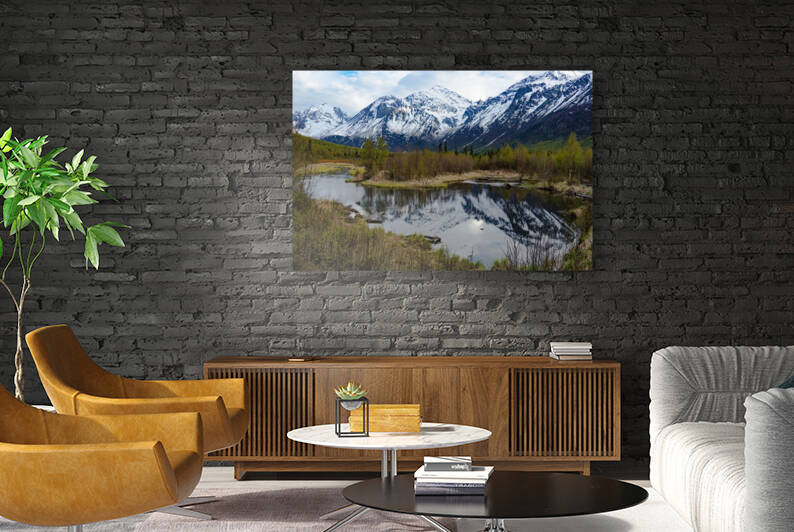 Alaskan Winterscape Reproduction