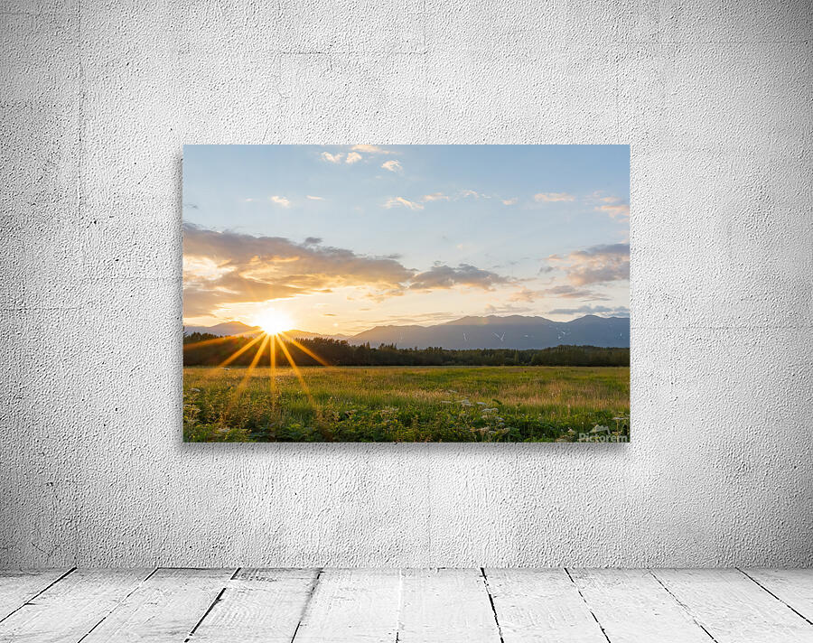 Sunset Outside Palmer Wall Preview