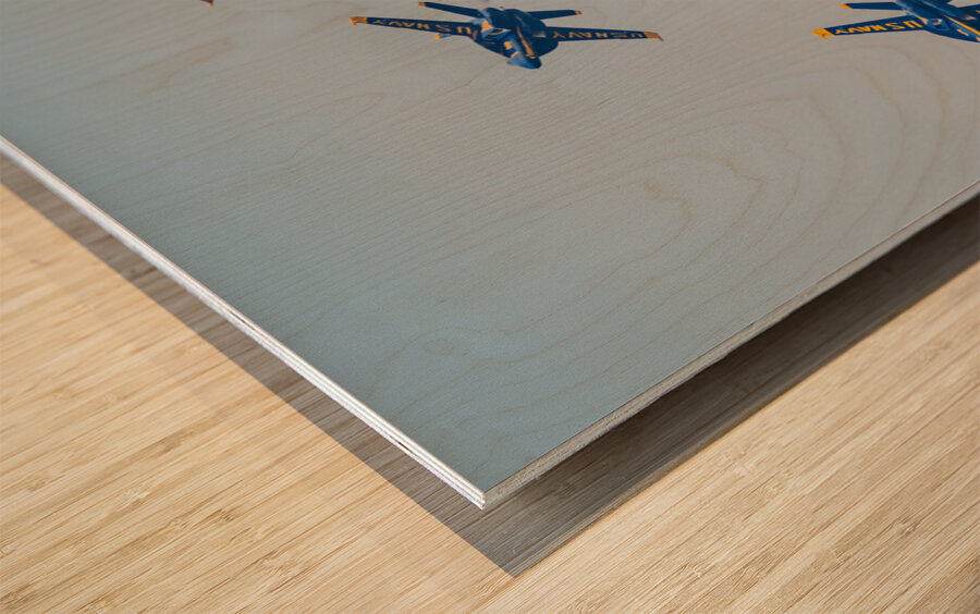 Blue Angels Delta Breakaway Wood print