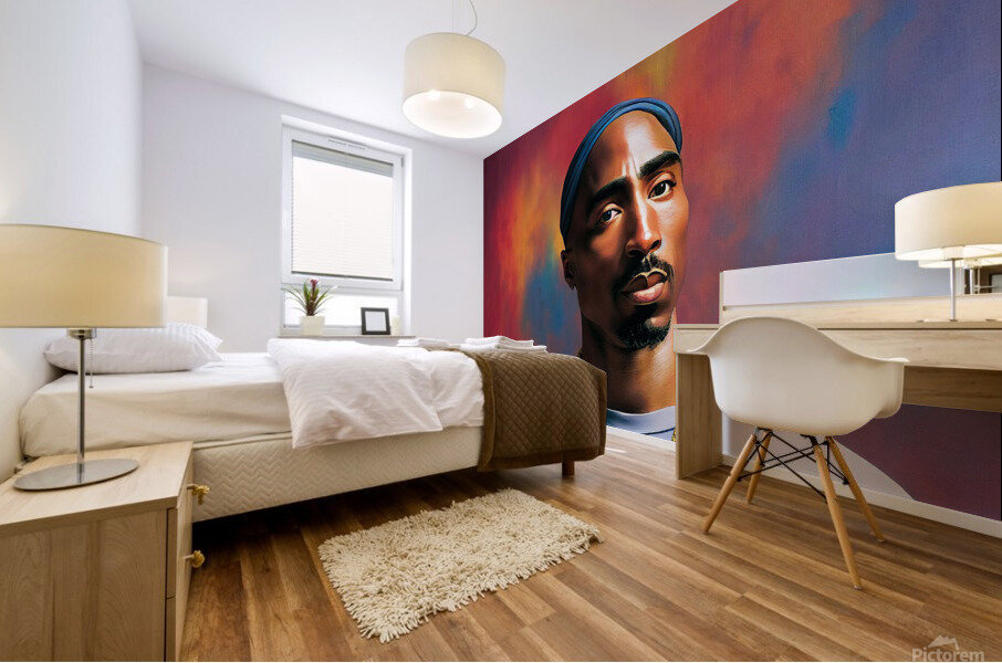 Tupac Shakur Mural print