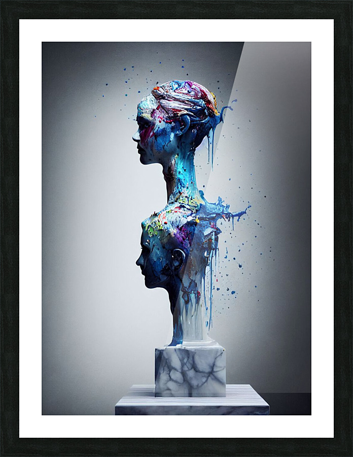 Abstract sculpture  Picture Frame print