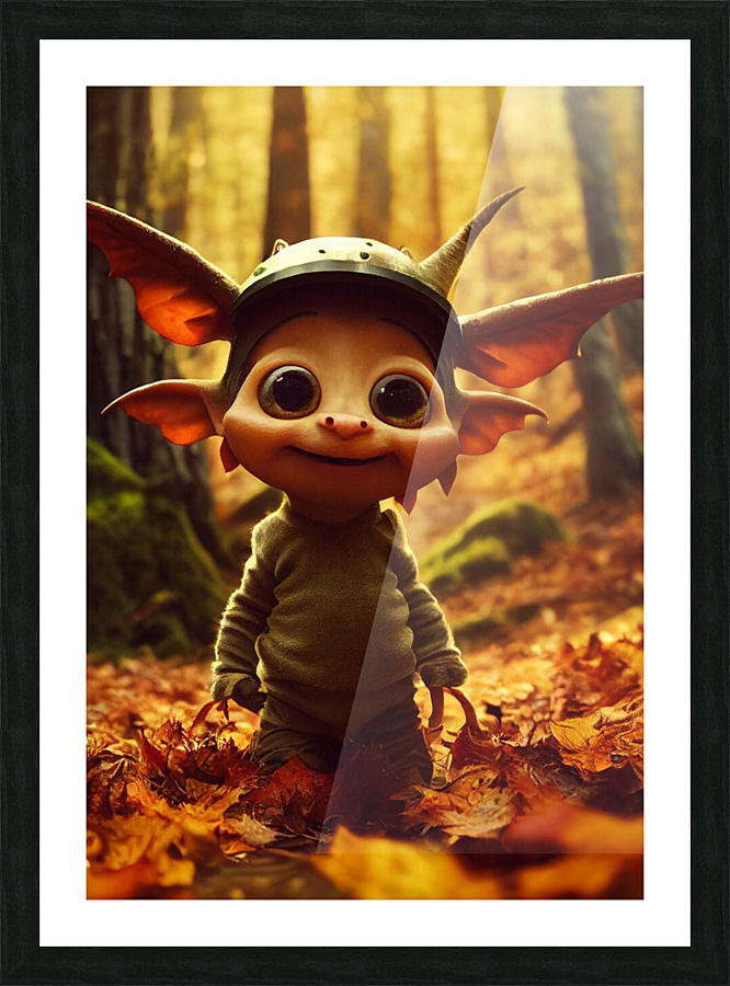 Medieval goblin  Picture Frame print