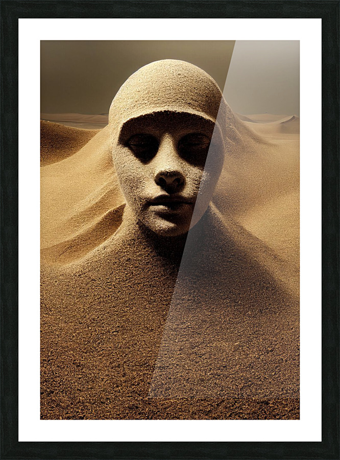 Sand Man Picture Frame print